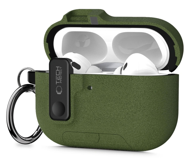 Tech-Protect Slim Hook Do Apple Airpods Pro 3 Olive Green - 1367346 - zdjęcie